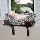 BLACK - Savvy Tabby Wooden Window Seat