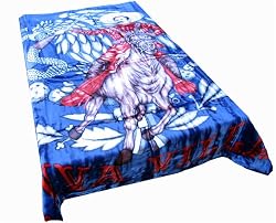 Solaron King Green Poncho Villa Korean Mink Blanket