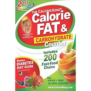 The CalorieKing Calorie, Fat & Carbohydrate Counter 2017