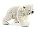 Schleich Walking Polar Bear Cub Toy Figure