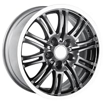 Detroit Wheels M3 (Series DM3) Gunmetal with Machined Lip - 18 x 8.5 Inch Replica Wheel