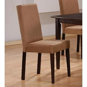 Buy Casual Style Cappuccino Finish Wood Dining Chair by Coaster Home Furnishings