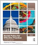 Social Policy for Effective Practice: A Strengths Approach (New Directions in Social Work (Routledge))