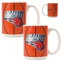 NIB Charlotte Bobcats NBA Ball Ceramic Coffee Mug Set