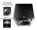 Acoustic Audio PSW-15 600 Watt 15" Audiophile Series Powered Subwoofer