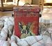 Boston Terrier Dog Treat Tin Box Bucket Shabby Cottage Chic