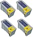 Take4less 4-pack Black T040120 T040 Compatible Ink Cartridges For Epson Stylus Cx3200 C62