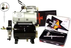 DeVILBISS DAGR AIRBRUSH-Tank Compressor-Paint Spray Gun