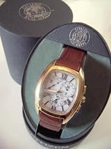 CITIZEN Men Watch ECO-DRIVE Gold Tone 3 Dials Brown Leather Bracelet AT1012-00A