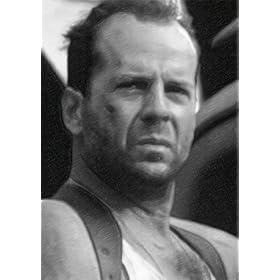 BRUCE WILLIS - Original Art Print (LARGE A3 - Signed by the Artist) #js004