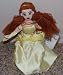 Retired Disney Beauty and the Beast Princess Belle 10" Plush Bean Bag Doll MINT