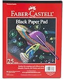 Faber-Castell Black Paper Pad 9" X 12"