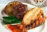 Classic Surf & Turf - Four USDA Prime 6 oz Filets plus Four 4-5 oz Maine Lobster Tails