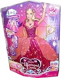 Barbie The Diamond Castle DVD Series 12 Inch Singing Doll - Princess Liana with Transforming Dress, Light-Up Necklace and Hairbrush (Caucasian - M0785)