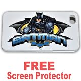 Ec00120c Batman Iphone 4s Case Hard Case Cover for Apple Iphone4 4g/4s + Free Screen Protector