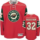 Niklas Backstrom Premier Jersey: Minnesota Wild #32 Red Premier Jersey