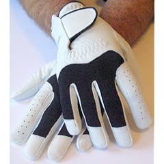 1 Paar Tischfussball Kicker Handschuhe GOAL Leder in Gr. M f�r Herren rechts und links Tischfussballhandschuh