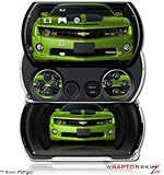 PSPgo Skin and Screen Protector Kit 2010 Chevy Camaro Green - Black Stripes ....