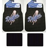 4 Piece Los Angeles Dodgers MLB Car Truck SUV Licensed Universal-fit Molded Front... by Pacific Northwest Auto Group