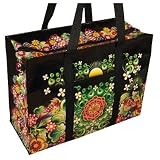 Blue Q Moon Garden Shoulder Tote Bag - Black
