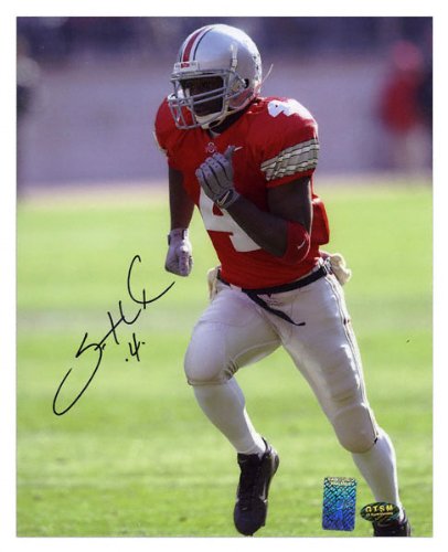 Santonio Holmes Ohio State Buckeyes Autographed 8x10 Photo