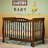 AFG Nadia 3 in 1 Convertible Crib - Espresso/Mocha