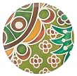 Zak Designs Eden Floral 9-Inch Melamine Salad Plate