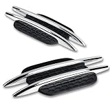Universal SUV Chrome Black Racing Car Air Scoop Hood Side Fender Mesh Grille Cover... by OEM&node=15684181
