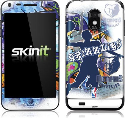 Skinit Memphis Grizzlies Urban Graffiti Vinyl Skin for Samsung Galaxy S II Epic 4G Touch -Sprint