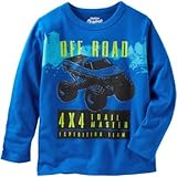 OSHKOSH(オシュコシュ) オシュコシュオリジナルグラフィックティ ブルー トップス長袖Tシャツ 3歳【並行輸入】