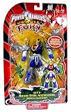 Power Rangers Jungle Fury Micro Animal Zord Set F Rhino Steel Microzord (Rhino and Chameleon)