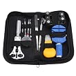 13 Pcs Watch Repair Tool Kit with Zip Case Battery Bracelet Pin Punch Link Remover and More