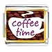 Coffee Time Photo Food Italian Charms Bracelet Link