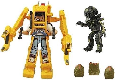 Aliens Power Loader Minimates 2-pack set Featuring Ripley &amp; Battle Damaged Alien by Aliens minimates