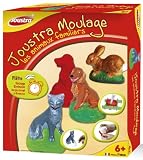 Joustra - 43507 - Kit de Loisir Créatif - Joustra Moulage - Animaux Familiers - 3 Moules