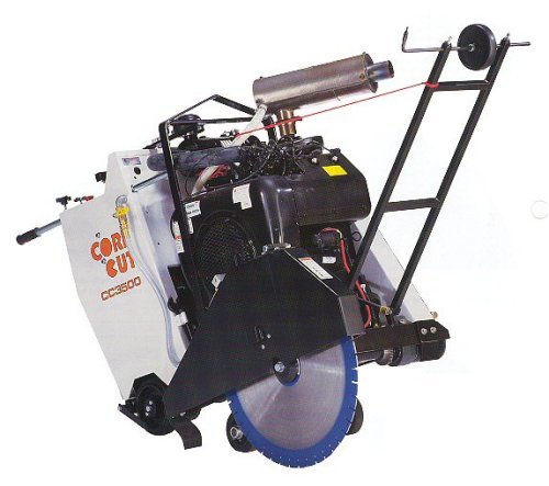 Core Cut CC3520E-6-20 Walk Behind Concrete Saw 20 20 HP Baldor Electric Motor (460V)