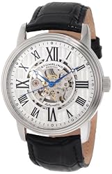 Stuhrling Original Men's 1077.33152 Classic Delphi Venezia Automatic Skeleton Black Watch