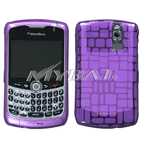 Blackberry Curve 8300/8310/8320/8330 Purple Rocky Road Candy Skin Cover Silicone/Gel/Soft/Cover/Case