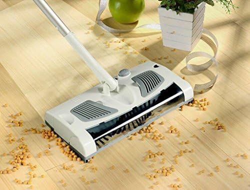 Lightweight Sweeper Loomin Electric Wireless Cordless Swivel Sweeper Carpet Sweepers Vacuum Cleaner (Beige)