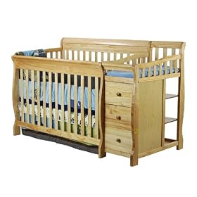 Dream On Me 4 in 1 Brody Convertible Crib with Changer, NaturalDream On Me 4 in 1 Brody Convertible Crib with Changer