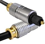 Ultimate 1.5 Metre Gold Plated Optical TOSlink Cable by Cable Mountain