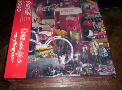 Image of Springbok 2000 Piece, 34 by 34 Inch Jigsaw Puzzle - Coca-Cola Brand Jigsaw Puzzle - Coke Adds Life To Everything Nice - PZL9409