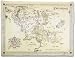 The Lord Of The Rings - Vintage Look Parchment Print / Movie Poster (Map Of Middle Earth) (Size: 26" x 18")