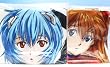 ヱヴァンゲリヲン新劇場版 添い寝シーツ 2012 レイ アスカ アニメ プライズ セガ （全２種フルセット）