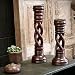 Solid Wood Twist Candleholders