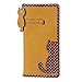 Damara Cute Dot Cat Printing Long Purse Soft Leather Bifold Zippered Wallet