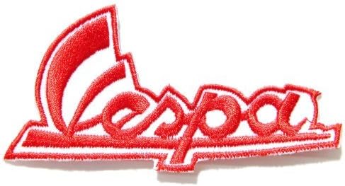 Vespa Piaggio Scooter Lambretta Motorcycles Biker Jacket Shirt T-Shirt Patch Sew Iron on Logo Embroidered Badge Sign Emblem Costume