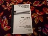 John Deere 2 Bag Grass Bagger OEM OEM Owners Manual