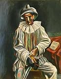 'Pierrot' Oil Painting, 16x21 Inch / 41x53 Cm ,printed On High Quality Polyster Canvas ,this Imitations Art DecorativeCanvas Prints Is Perfectly Suitalbe For Wall Art Decor And Home Decor And Gifts