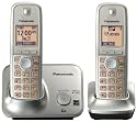 Panasonic KXTG4112C DECT 6.0 PLUS Expandable Two Handset Cordless Phone